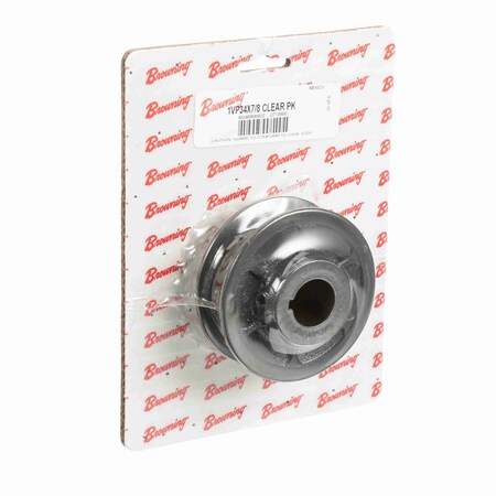 Browning 1 Groove Cast Iron Finish Bore FHP Variable Pitch Sheave Clear Pack 1VP34X7/8 CLEAR PK